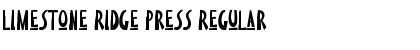 Download Limestone Ridge Press Font Download Limestone Ridge Press Font