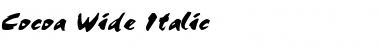 Download Cocoa Wide Font Download Cocoa Wide Font