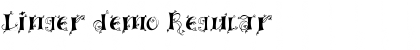 Download Linger demo Font Download Linger demo Font
