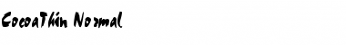 Download CocoaThin Font Download CocoaThin Font