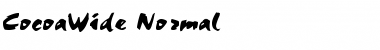 Download CocoaWide Font Download CocoaWide Font