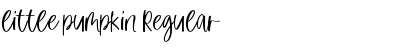Download little pumpkin Font Download little pumpkin Font