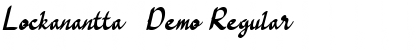 Download Lockanantta - Demo Font Download Lockanantta - Demo Font