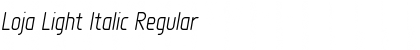 Download Loja Light Italic Font Download Loja Light Italic Font