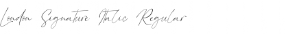 Download London Signature Italic Font Download London Signature Italic Font