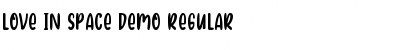Download Love in space Demo Font Download Love in space Demo Font