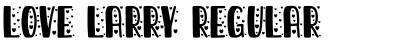 Download love larry Font Download love larry Font