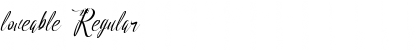 Download loveable Font Download loveable Font