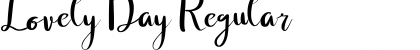 Download Lovely Day Font Download Lovely Day Font