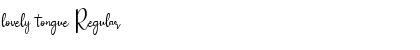 Download lovely tongue Font Download lovely tongue Font