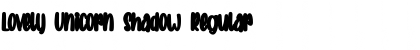 Download Lovely Unicorn Shadow Font Download Lovely Unicorn Shadow Font