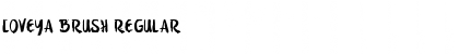 Download Loveya Brush Font Download Loveya Brush Font