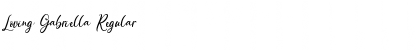 Download Loving Gabriella Font Download Loving Gabriella Font