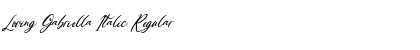 Download Loving Gabriella Italic Font Download Loving Gabriella Italic Font