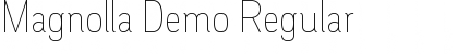 Download Magnolla Demo Font Download Magnolla Demo Font