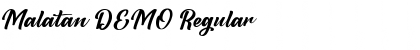 Download Malatan DEMO Font Download Malatan DEMO Font