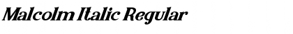 Download Malcolm Italic Font Download Malcolm Italic Font