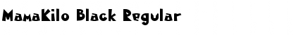Download MamaKilo Black Font Download MamaKilo Black Font