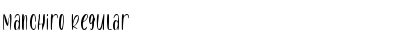Download Manchiro Font Download Manchiro Font