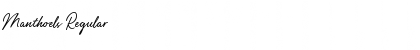 Download Manthoels Font Download Manthoels Font