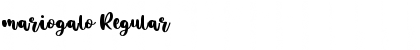 Download mariogalo Font Download mariogalo Font