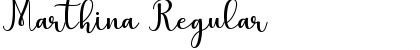 Download Marthina Font Download Marthina Font