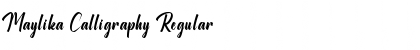 Download Maylika Calligraphy Font Download Maylika Calligraphy Font