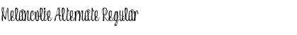 Download Melancolie Alternate Font Download Melancolie Alternate Font