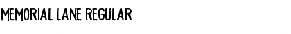 Download Memorial Lane Font Download Memorial Lane Font