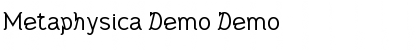 Download Metaphysica Demo Font Download Metaphysica Demo Font