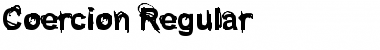 Download Coercion Regular Font Download Coercion Regular Font