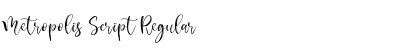 Download Metropolis Script Font Download Metropolis Script Font