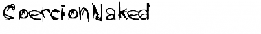 Download CoercionNaked Font Download CoercionNaked Font
