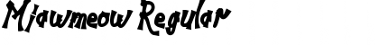 Download Miawmeow Font Download Miawmeow Font