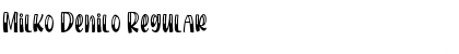 Download Milko Denilo Font Download Milko Denilo Font