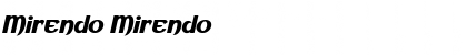 Download Mirendo Font Download Mirendo Font