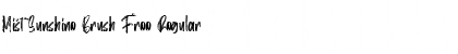 Download Mist Sunshine Brush Free Font Download Mist Sunshine Brush Free Font