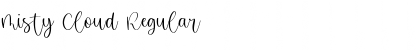 Download Misty Cloud Font Download Misty Cloud Font