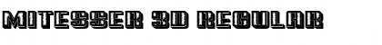 Download Mitesser 3D Font Download Mitesser 3D Font