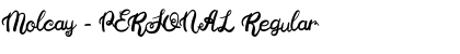 Download Molcay - PERSONAL Font Download Molcay - PERSONAL Font