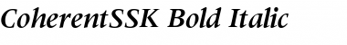 Download CoherentSSK Font Download CoherentSSK Font