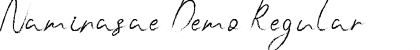 Download Naminasae Demo Font Download Naminasae Demo Font