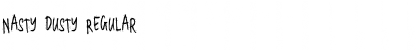 Download Nasty Dusty Font Download Nasty Dusty Font