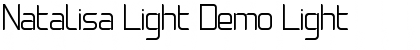 Download Natalisa Light Demo Font Download Natalisa Light Demo Font
