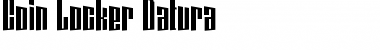 Download Coin Locker Datura Font Download Coin Locker Datura Font