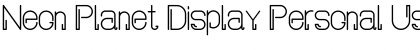 Download Neon Planet Display Personal Us Font Download Neon Planet Display Personal Us Font