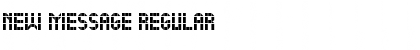 Download New Message Font Download New Message Font