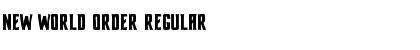 Download New World Order Font Download New World Order Font