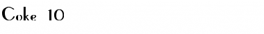 Download Coke 10 Font Download Coke 10 Font