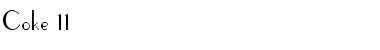 Download Coke 11 Font Download Coke 11 Font